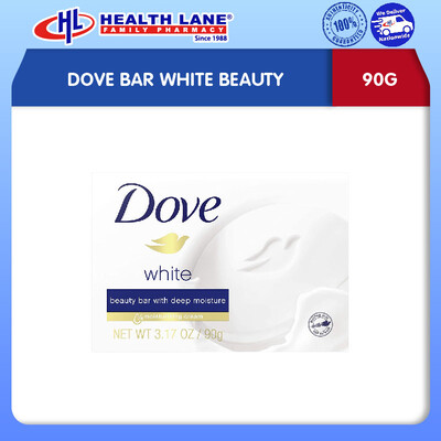 DOVE BAR WHITE BEAUTY 90G